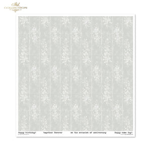 Floral Shabby Chic Scrapbooking Papier-Set 200 g/m2 310x320 mm 11 Bögen