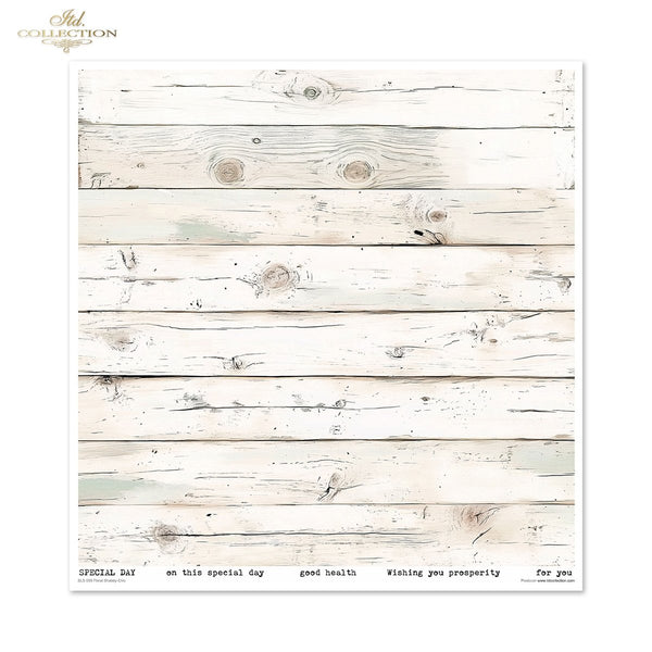 Floral Shabby Chic Scrapbooking Papier-Set 200 g/m2 310x320 mm 11 Bögen