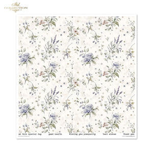 Floral Shabby Chic Scrapbooking Papier-Set 200 g/m2 310x320 mm 11 Bögen