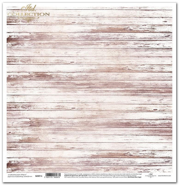 Scrapbooking-Papier Holzstruktur 31x32cm 200g/m²