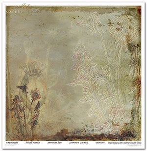 Scrapbooking Papier Set Herbarium 2 31x32cm 200g/m² 11 Bögen