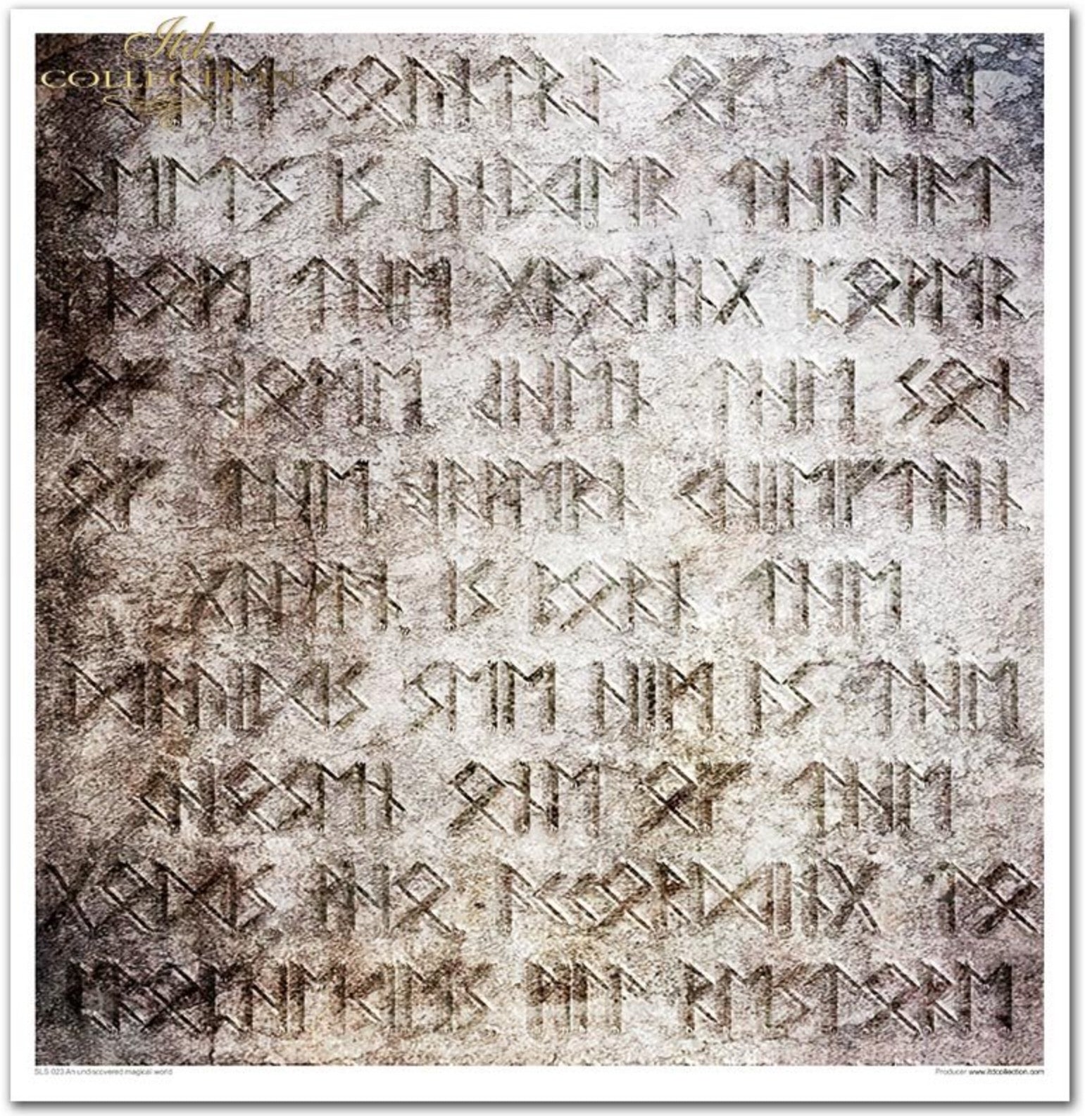 Papier-Set Eine unentdeckte magische Welt 10 Blatt 320x310mm 200g