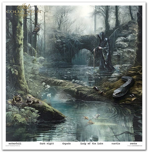 Papier-Set Mysteriöse Kreaturen 310x320 mm 11 Blatt