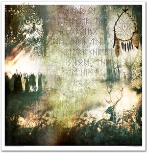 Papier-Set Eine unentdeckte magische Welt 10 Blatt 320x310mm 200g