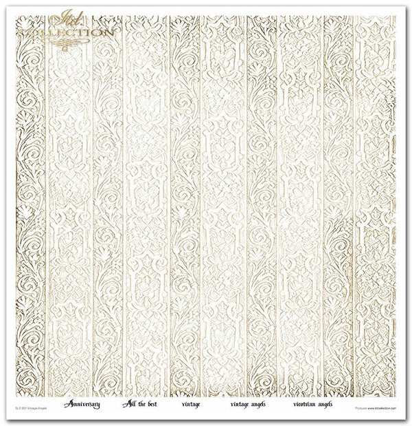 Scrapbookingpapier Set Vintage Angels 310x320 mm 11 Blatt