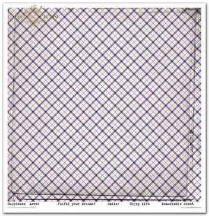 Scrapbooking-Papier Set Provence Lavender lila  31x32cm 200 g/m2 11 Blatt
