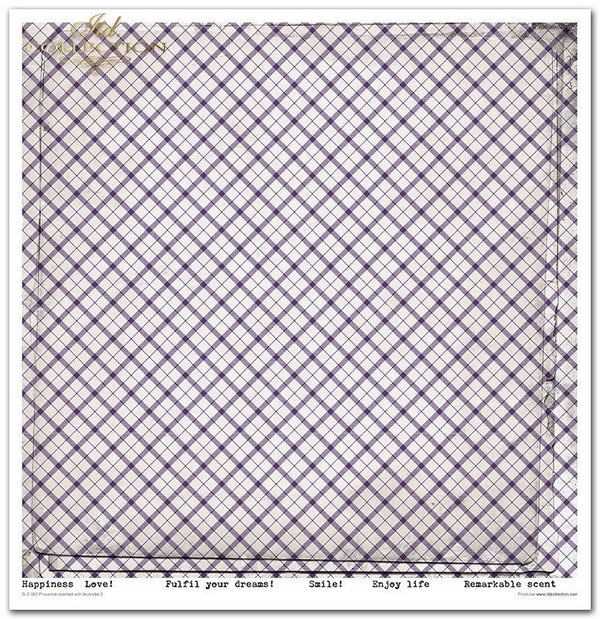 Scrapbooking-Papier Set Provence Lavender lila  31x32cm 200 g/m2 11 Blatt