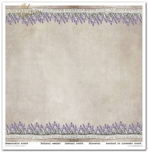 Scrapbooking-Papier Set Provence Lavender lila  31x32cm 200 g/m2 11 Blatt
