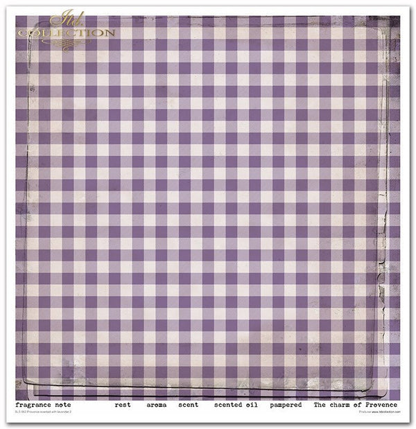 Scrapbooking-Papier Set Provence Lavender lila  31x32cm 200 g/m2 11 Blatt