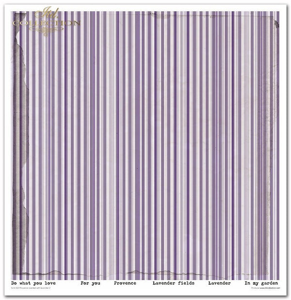 Scrapbooking-Papier Set Provence Lavender lila  31x32cm 200 g/m2 11 Blatt