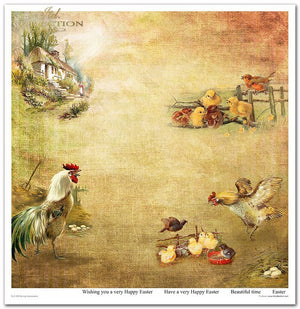 Scrapbooking-Papier Set Spring Impressions 31x32cm 10 Bögen