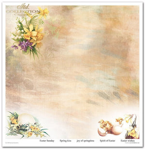 Scrapbooking-Papier Set Spring Impressions 31x32cm 10 Bögen