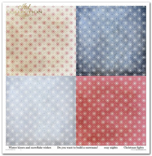 Scrapbookingpapier-Set Winterspaß 310x320 mm 11 Blatt