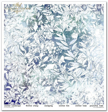 Scrapbooking-Papier Set Decorated with Frost 31x32cm 200 g/m2 11 Blatt