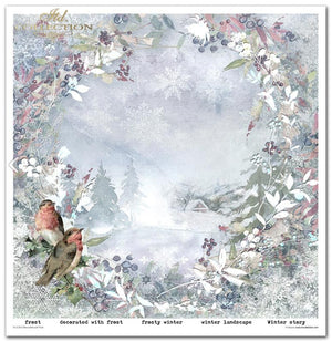 Scrapbooking-Papier Set Decorated with Frost 31x32cm 200 g/m2 11 Blatt