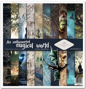 Papier-Set Eine unentdeckte magische Welt 10 Blatt 320x310mm 200g