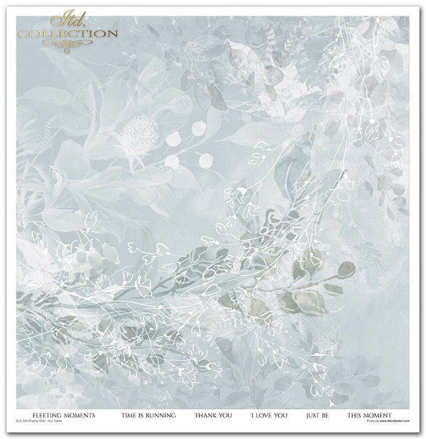 Scrapbooking Papier Set Shabby Chic 10 Bögen 31x32cm 200g/m²