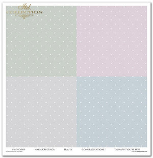 Scrapbooking Papier Set Shabby Chic 10 Bögen 31x32cm 200g/m²