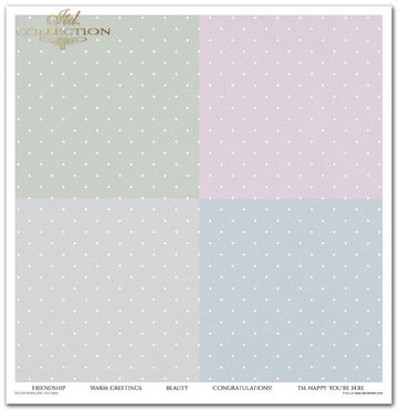 Scrapbooking Papier Set Shabby Chic 10 Bögen 31x32cm 200g/m²