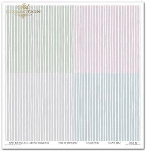 Scrapbooking Papier Set Shabby Chic 10 Bögen 31x32cm 200g/m²