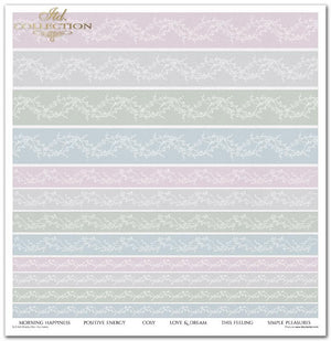Scrapbooking Papier Set Shabby Chic 10 Bögen 31x32cm 200g/m²