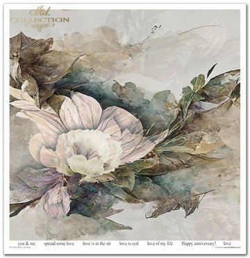 Papier-Set für Scrapbooking Winter Love Story 200 g/m2 31x32cm 11 Blatt