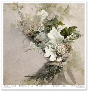 Papier-Set für Scrapbooking Winter Love Story 200 g/m2 31x32cm 11 Blatt