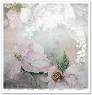 Papier-Set für Scrapbooking Winter Love Story 200 g/m2 31x32cm 11 Blatt