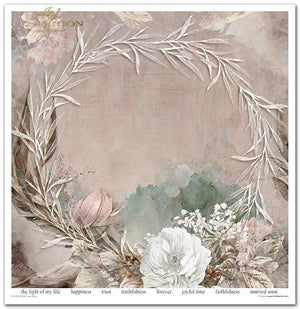 Papier-Set für Scrapbooking Winter Love Story 200 g/m2 31x32cm 11 Blatt