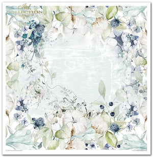 Scrapbooking-Papier-Set „Die Welt des Eises“, Porzellan, 10 Stück/Packung, 30 x 30 cm, 200 g