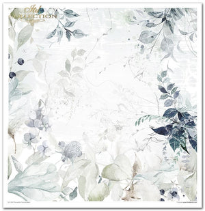Scrapbooking-Papier-Set „Die Welt des Eises“, Porzellan, 10 Stück/Packung, 30 x 30 cm, 200 g