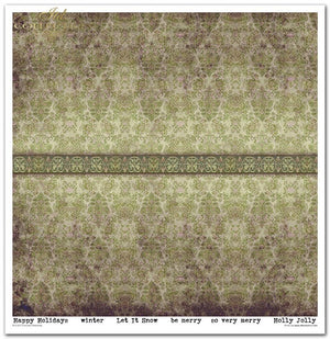 Scrapbooking-Papier Set Victorian Christmas 30x30cm 200g 11 Bögen /Pkg.
