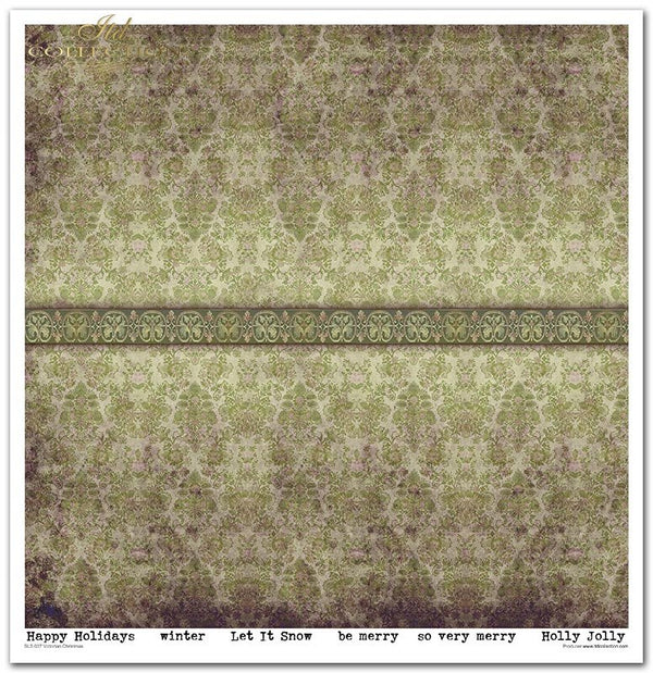 Scrapbooking-Papier Set Victorian Christmas 30x30cm 200g 11 Bögen /Pkg.