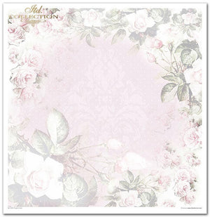 Scrapbooking-Papier-Set Englische Rose 31x32cm 10 Bögen
