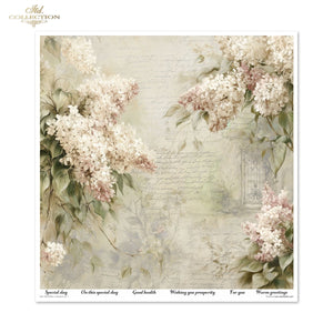 Scrapbooking-Papier Set Written in Flowers vol. 1 200 g/m2 310x320mm 11 Bögen