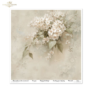 Scrapbooking-Papier Set Written in Flowers vol. 1 200 g/m2 310x320mm 11 Bögen
