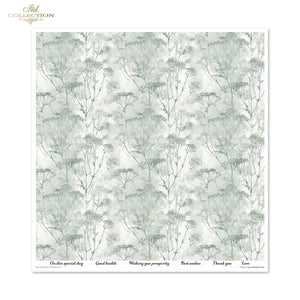 Scrapbooking-Papier Set Written in Flowers vol. 2 200 g/m2 310x320mm 11 Bögen
