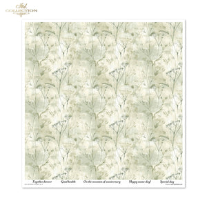 Scrapbooking-Papier Set Written in Flowers vol. 2 200 g/m2 310x320mm 11 Bögen