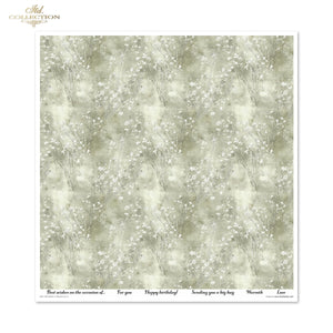 Scrapbooking-Papier Set Written in Flowers vol. 2 200 g/m2 310x320mm 11 Bögen