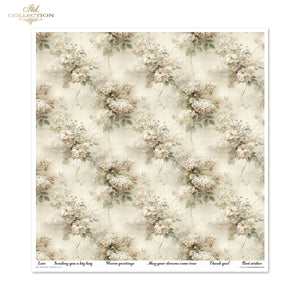 Scrapbooking-Papier Set Written in Flowers vol. 2 200 g/m2 310x320mm 11 Bögen