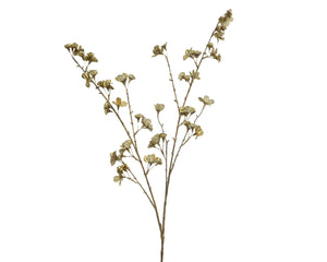 Blumenast creme-gold, 100cm lang,