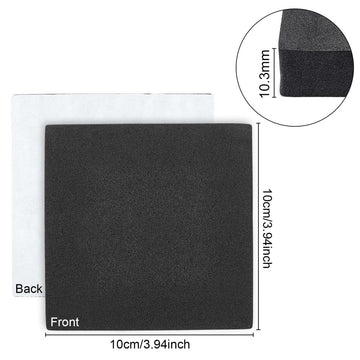 Sheet Foam Paper Moosgummi selbstklebend 10x10x1,3cm 1 Stück