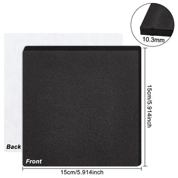Sheet Foam Paper Moosgummi selbstklebend15x15x1,3cm 1 Stück