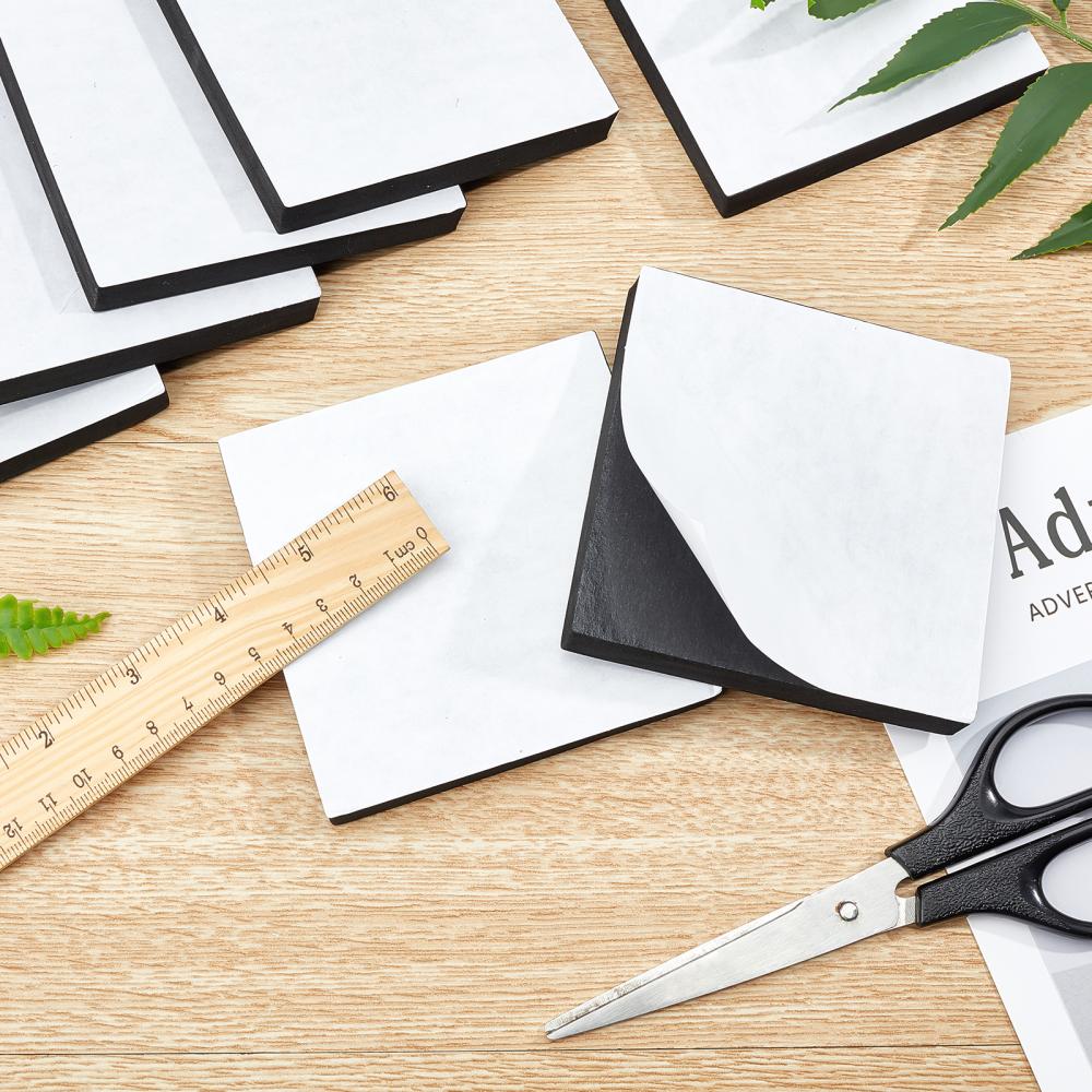 Blatt Schaumstoffpapier Moosgummi selbstklebend 10x10x1,3cm 1 Stück