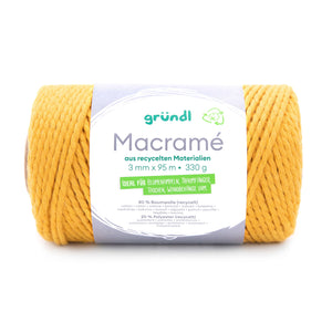 Gründl Makramee Garn 3mm 95m 330g