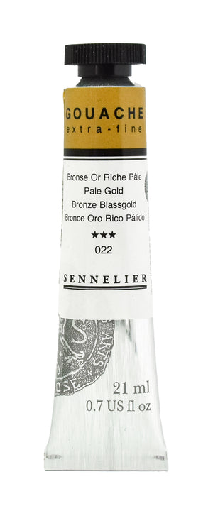 Sennelier Gouache Extra Fine METALLIC Künstler-Gouache hochpigmentierte Deckfarbe 21ml