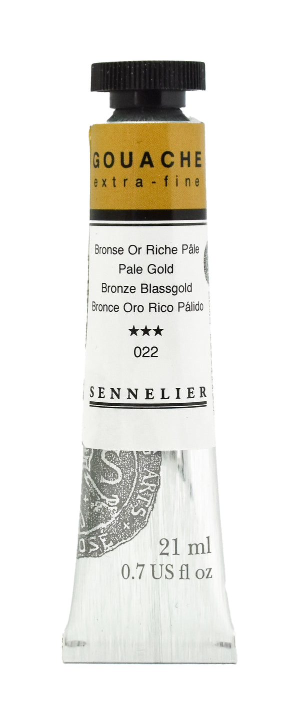 Sennelier Gouache Extra Fine METALLIC Künstler-Gouache hochpigmentierte Deckfarbe 21ml