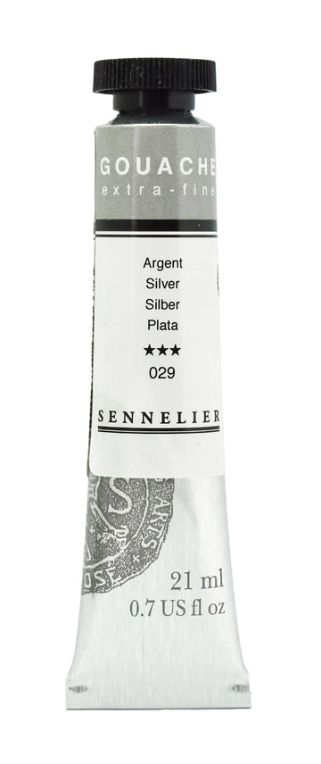 Sennelier Gouache Extra Fine METALLIC Künstler-Gouache hochpigmentierte Deckfarbe 21ml