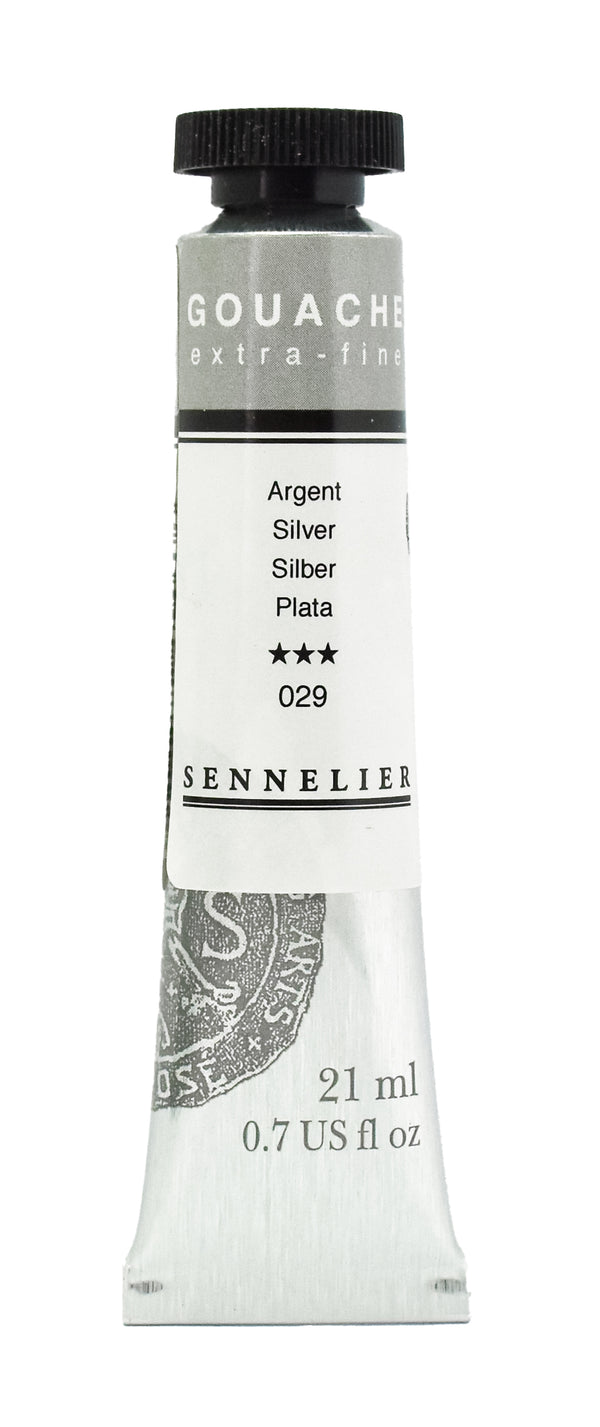 Sennelier Gouache Extra Fine METALLIC Künstler-Gouache hochpigmentierte Deckfarbe 21ml