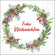 Ambiente Lunch Servietten Weihnachtskranz weiß FSC Mix 33x33cm 20 Stück / Packung